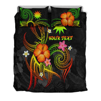 Nauru Polynesian Personalised Bedding Set - Legend of Nauru (Reggae) - Polynesian Pride