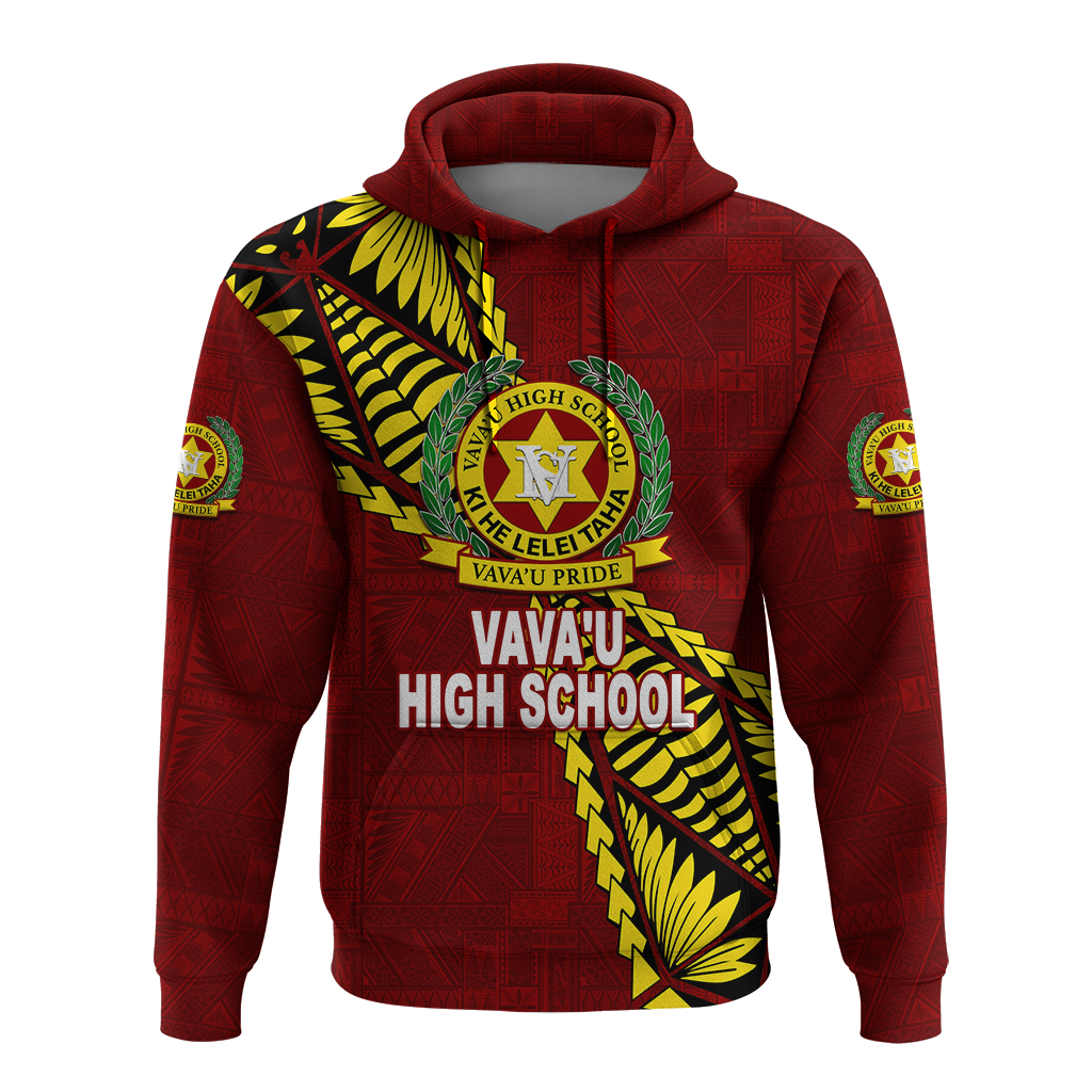 Tonga Vavau High School Tongan Patterns Hoodie LT12 - Polynesian Pride