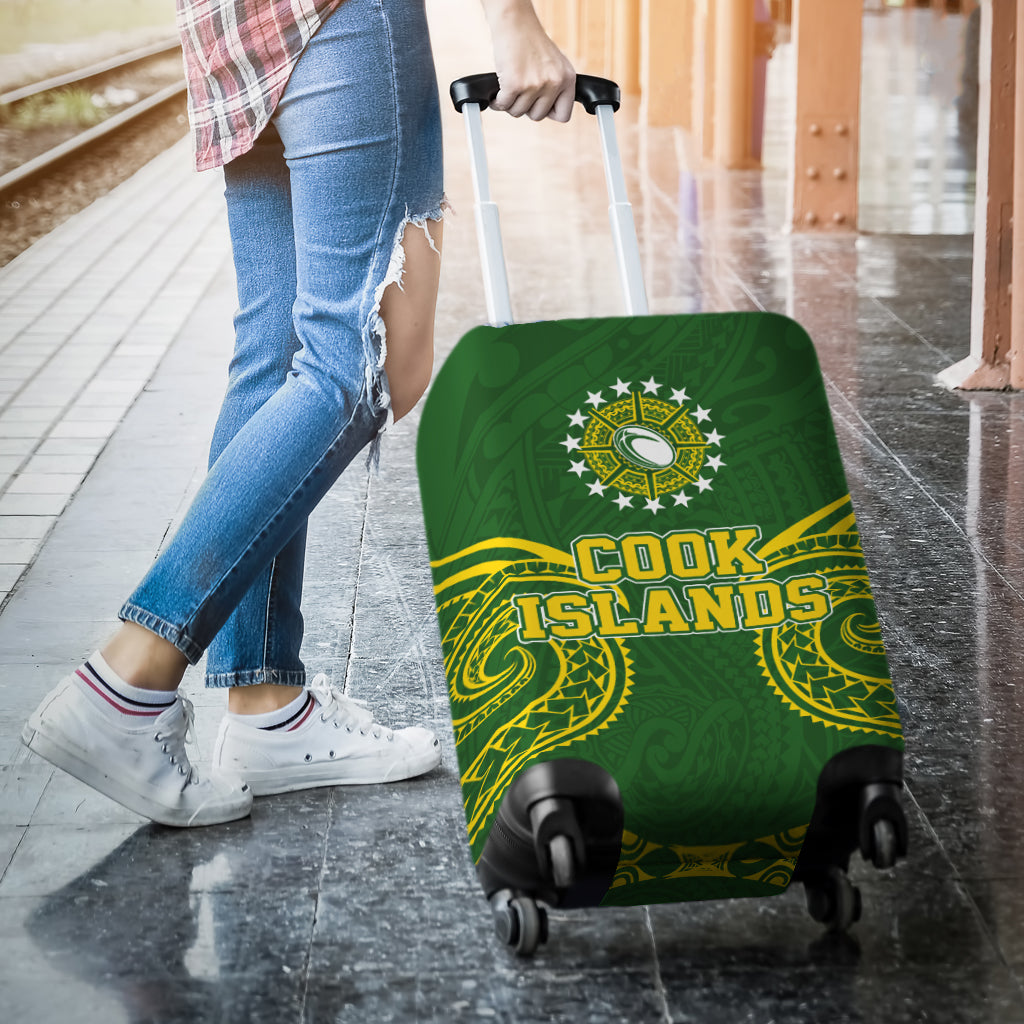 Cook Islands Rugby Luggage Covers - Tribal Pattern - LT12 - Polynesian Pride