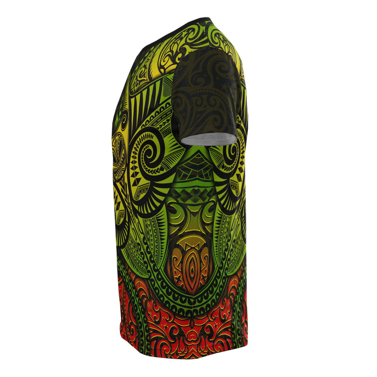 Hawaii T Shirt Polynesian Hibiscus Manta Ray - Polynesian Pride