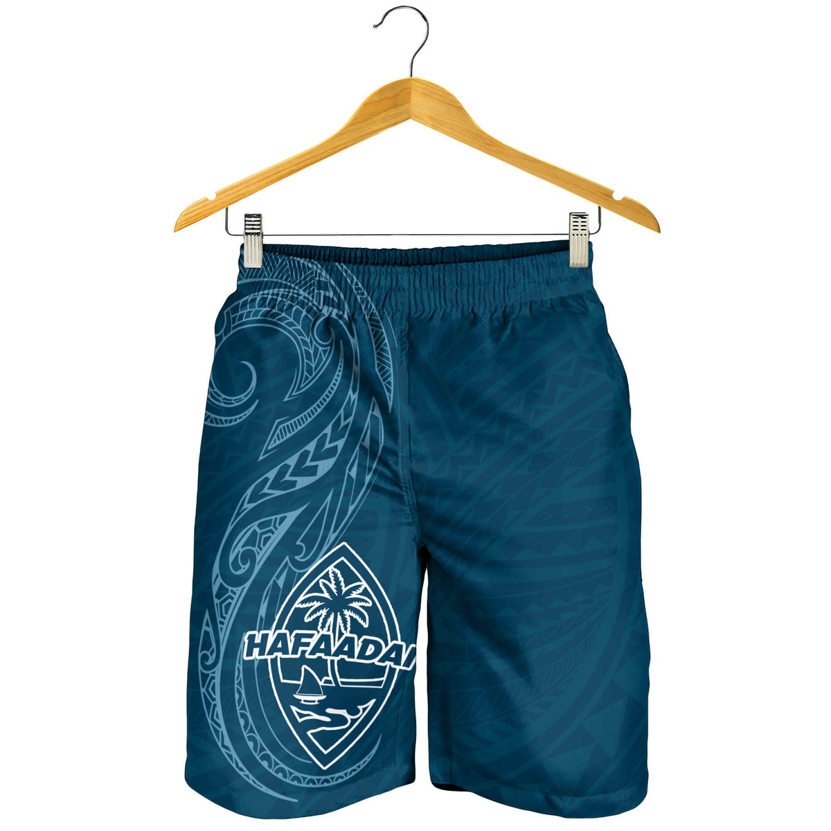 Guam Men's Shorts - Hafa Adai Pattern Style - Polynesian Pride