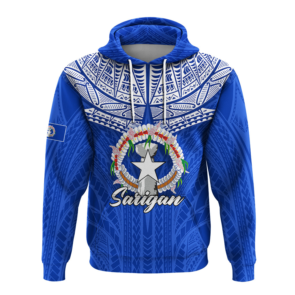 Custom Northern Mariana Islands Sarigan Hoodie LT12 - Polynesian Pride