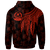 Vanuatu Hoodie Polynesian Wings (Red) - Polynesian Pride