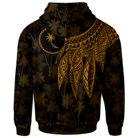 Chuuk Hoodie Polynesian Wings (Golden) - Polynesian Pride