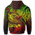 American Samoa Hoodie Reggae Shark Polynesian Tattoo - Polynesian Pride