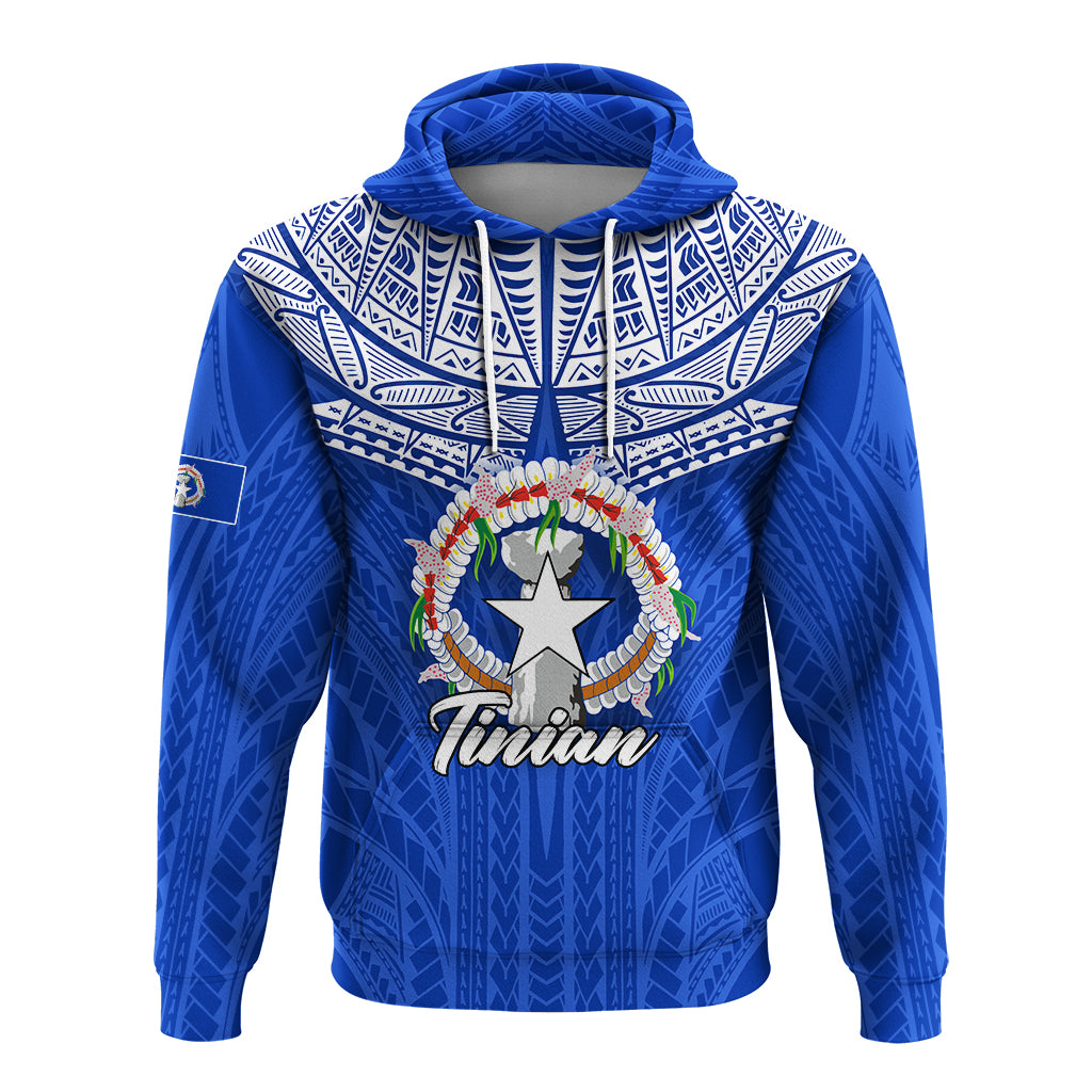 Custom Northern Mariana Islands Tinian Hoodie LT12 - Polynesian Pride