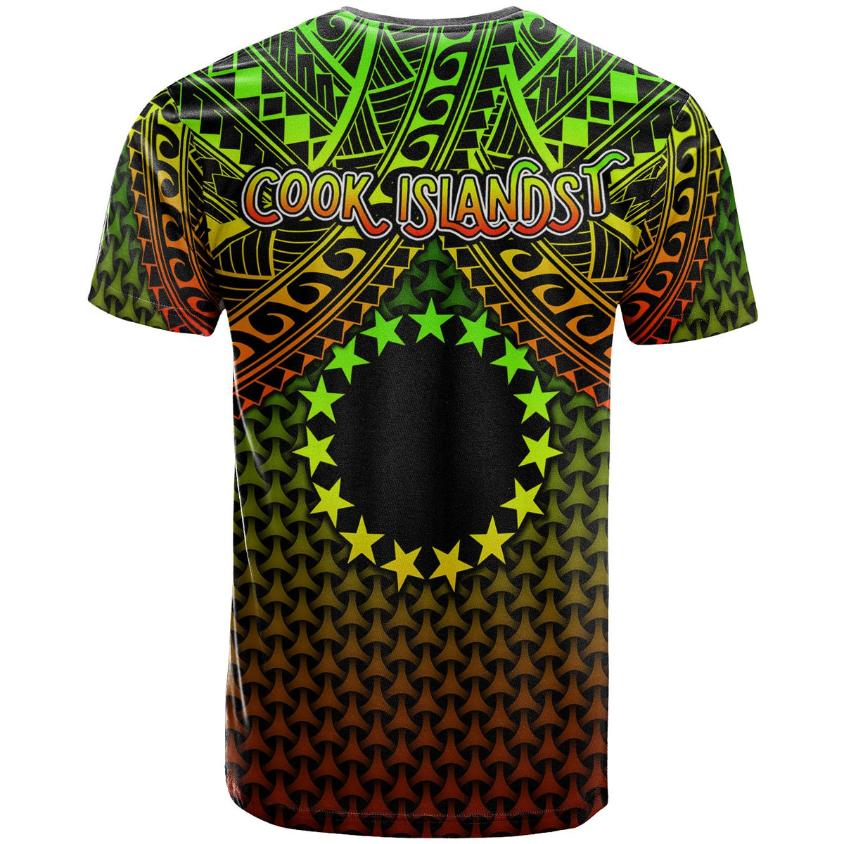 Polynesian Cook Islands T Shirt Reggae Vintage Polynesian Patterns - Polynesian Pride