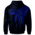 Vanuatu Hoodie Polynesian Wings (Blue) - Polynesian Pride