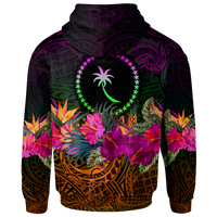 Chuuk Hoodie Summer Hibiscus - Polynesian Pride