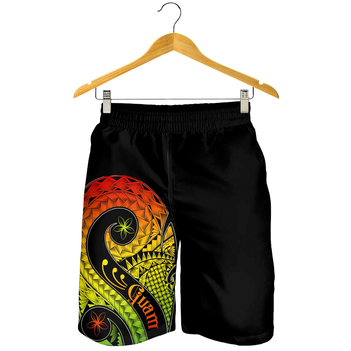 Guam Men's Short - Guam Polynesian Decorative Patterns - Polynesian Pride