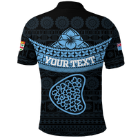 Custom Tavarua Fiji Tapa Tribal Polo Shirt LT12 - Polynesian Pride