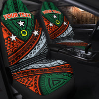 (Custom Personalised) Vanuatu Penama Province Tribal Pattern Car Seat Covers - LT12 - Polynesian Pride
