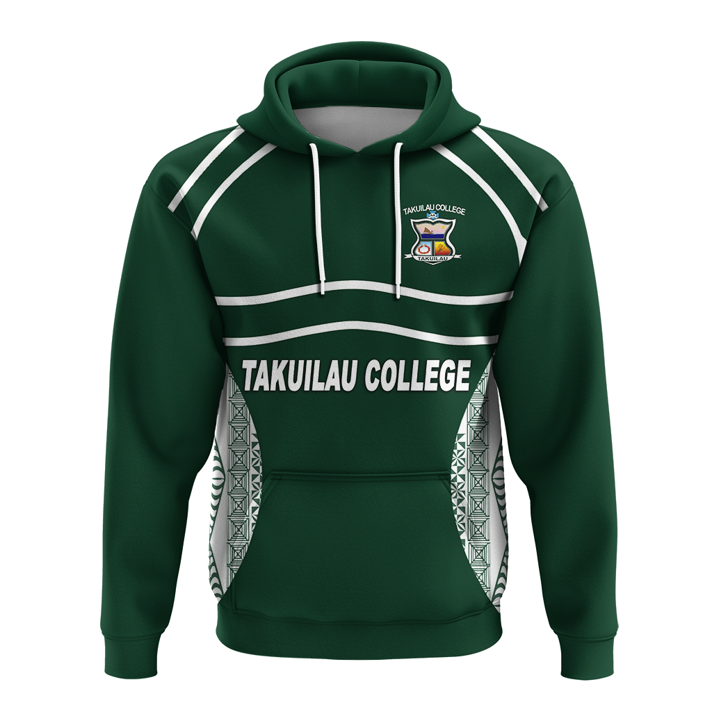 Takuilau College Tongan Patterns Hoodie LT12 - Polynesian Pride