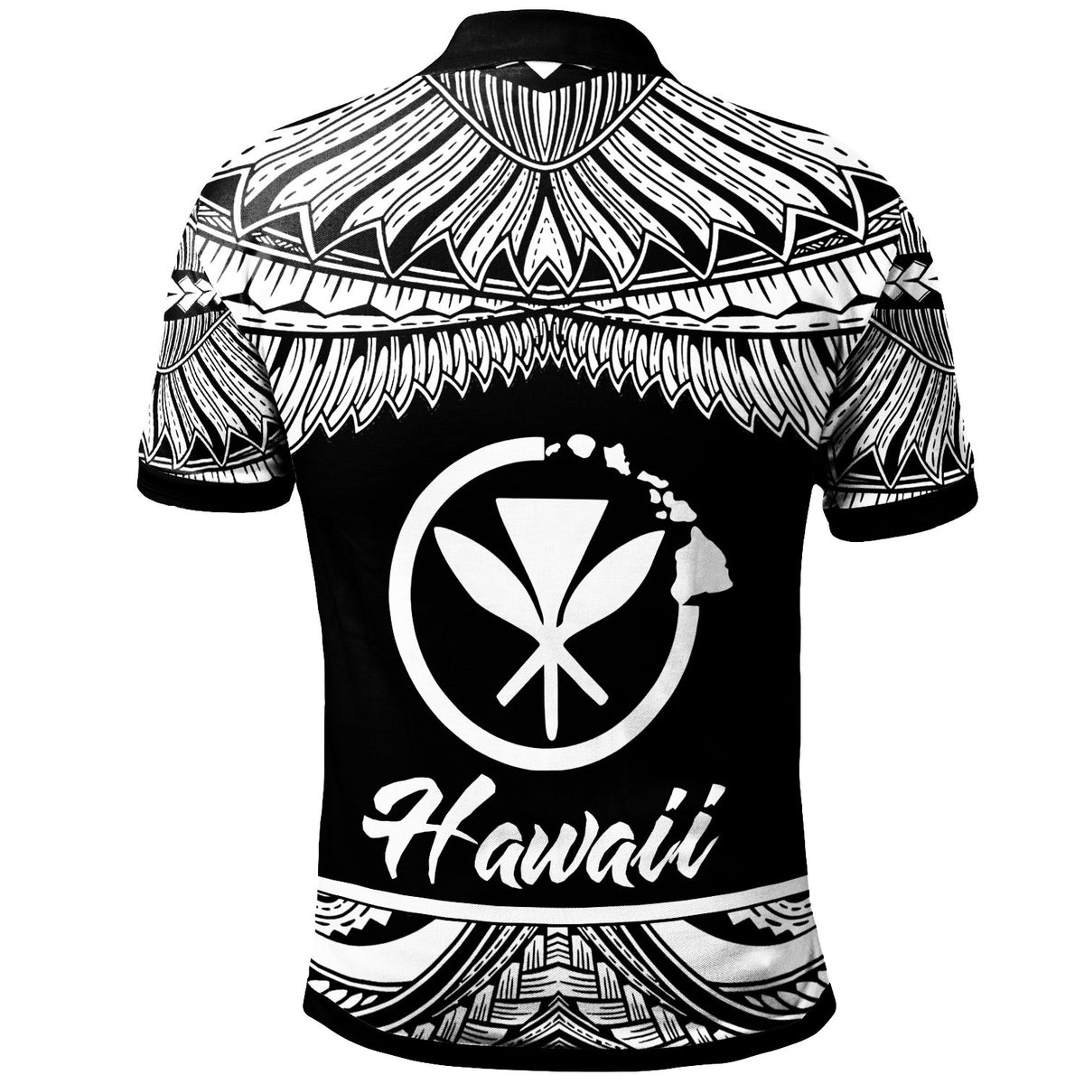 Hawaii Polynesian Polo Shirt Hawaii Pride White Version - Polynesian Pride