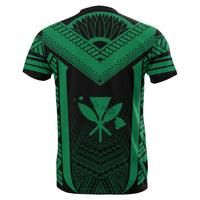 Hawaii Kanaka Polynesian T Shirt Active Green - Polynesian Pride