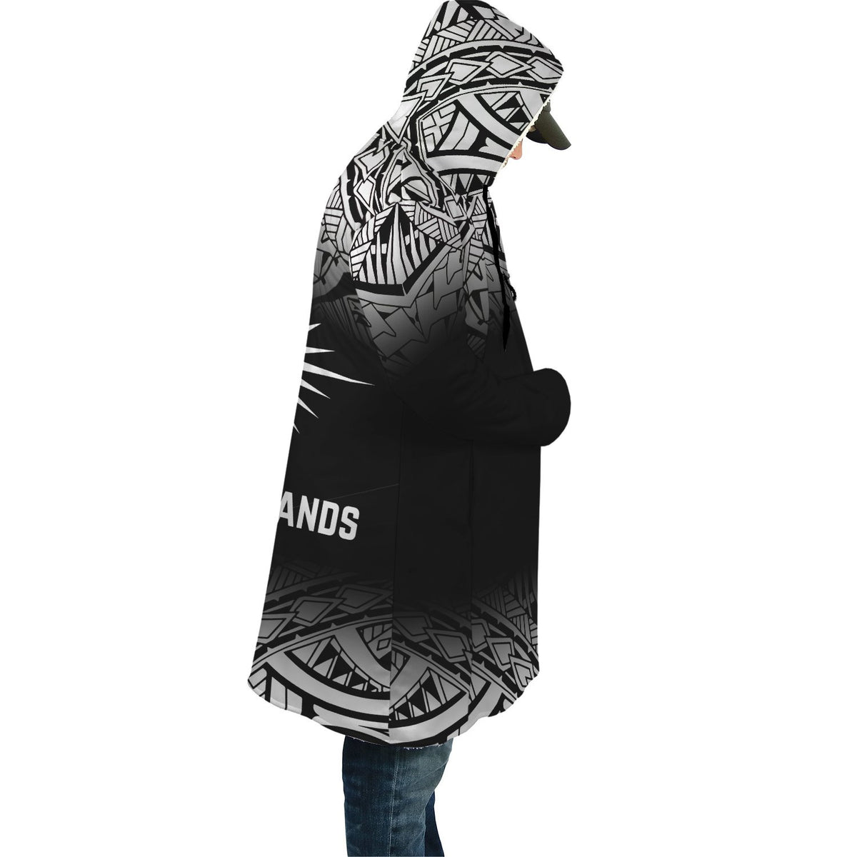 Marshall Islands Cloak - Fog Black Style - Polynesian Pride