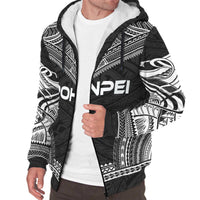 Pohnpei Sherpa Hoodie - Polynesian Chief Black Version - Polynesian Pride