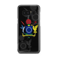 Cook Islands Phone Case - Coat Of Arms Samsung Galaxy Note 8 Black One Style - Polynesian Pride