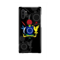 Cook Islands Phone Case - Coat Of Arms Samsung Galaxy Note 10 Plus Black One Style - Polynesian Pride