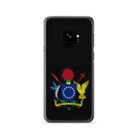Cook Islands Phone Case - Coat of Arm Map Samsung Galaxy S9 One Size Black - Polynesian Pride