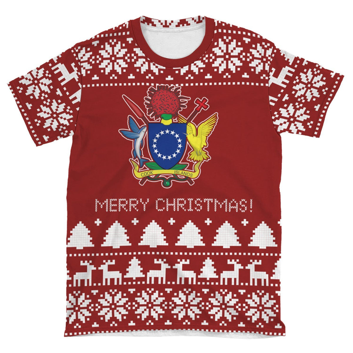 Cook Islands Christmas T Shirt (Womens/Mens) - Polynesian Pride