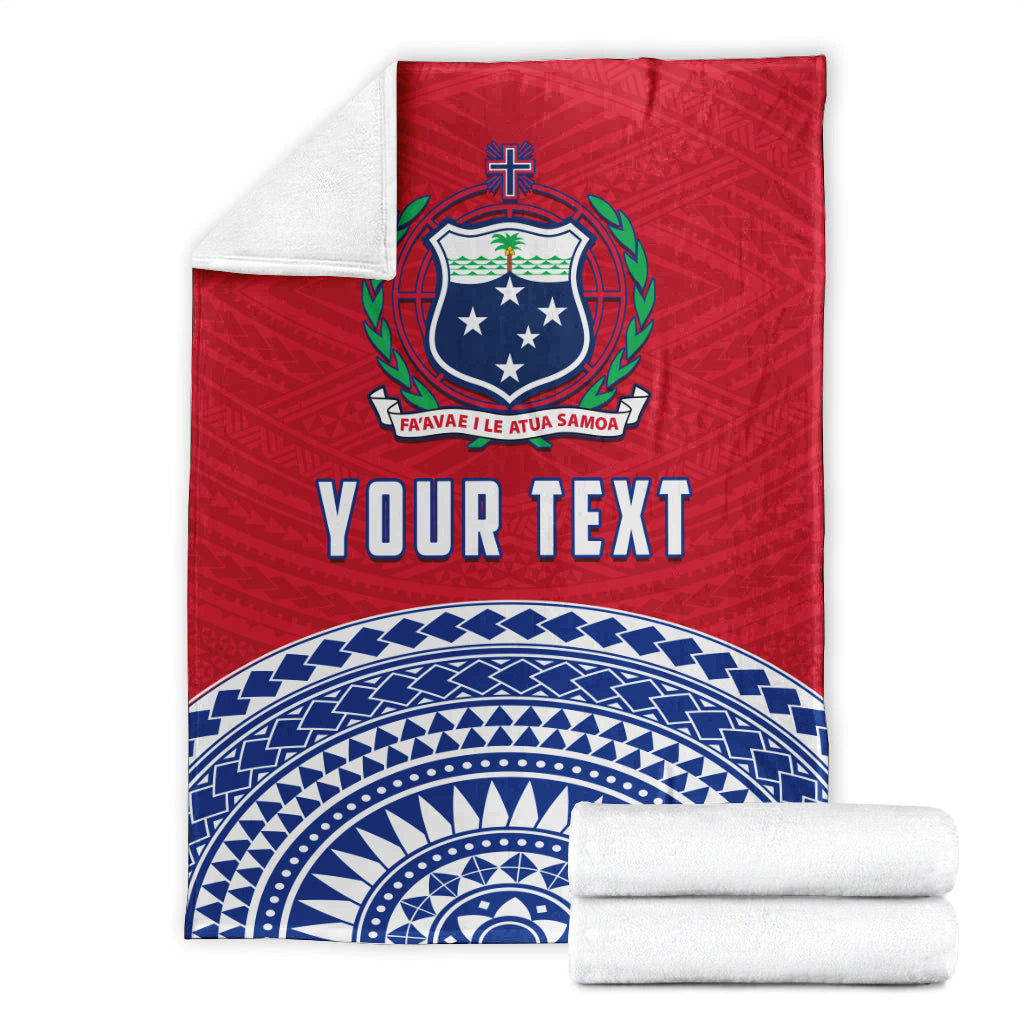 (Custom Personalised) Tuamasaga Samoa Premium Blanket Polynesian Pattern LT13 - Polynesian Pride