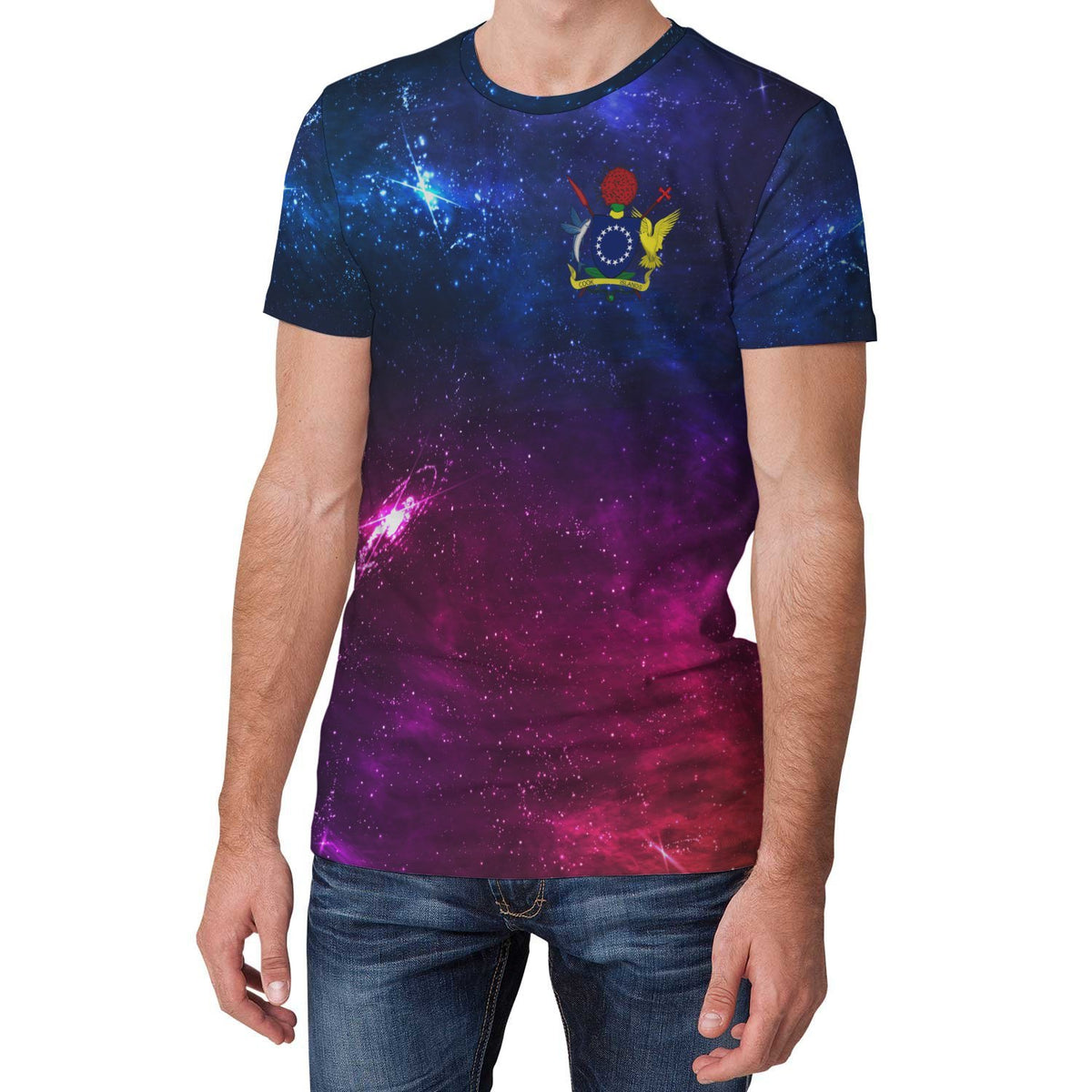 Cook Islands T Shirt Galaxy - Polynesian Pride
