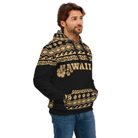 Polynesian Hawaii All Over Hoodie Yellow - Polynesian Pride