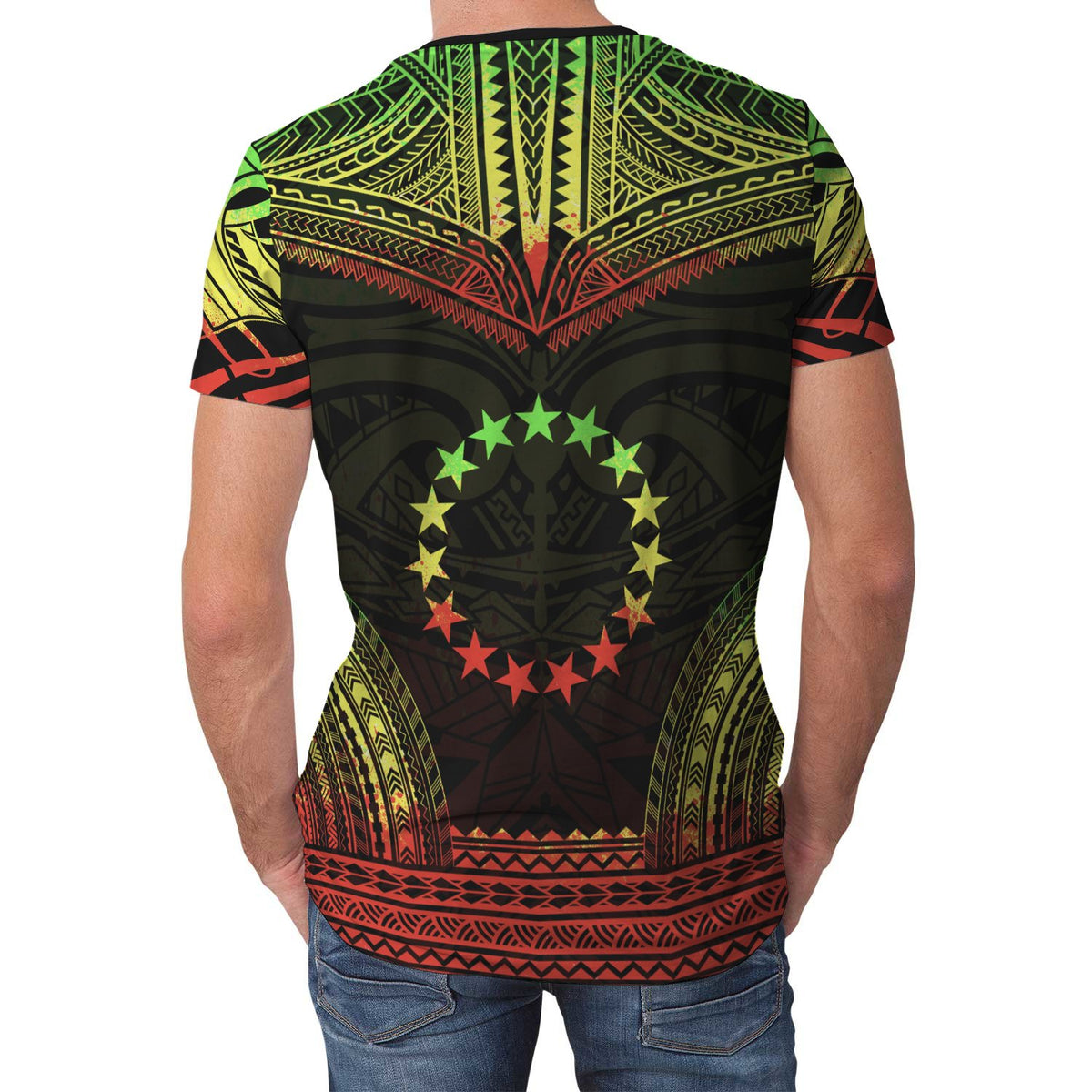 Cook Islands T Shirt Polynesian Polynesian Chief Reggae Version - Polynesian Pride