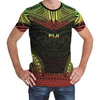 Fiji T Shirt Fijian Polynesian Chief Reggae Version Unisex Reggae - Polynesian Pride