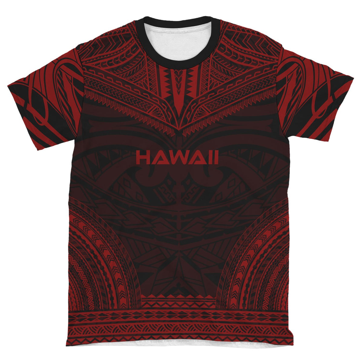 Hawaii T Shirt Hawaii Polynesian Chief Red Version - Polynesian Pride
