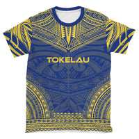 Tokelau T Shirt Tokelauan Polynesian Chief Blue Version - Polynesian Pride