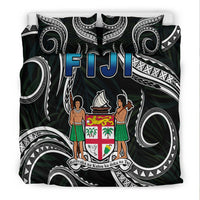 Fiji Coat of Arms Bedding Set Polynesian mix Coconut Pattern LT13 - Polynesian Pride