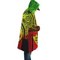 Polynesian Cloak - Guam Flag, Seal with Maui Moana Tattoo - Polynesian Pride