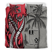 Wallis and Futuna Custom Personalized Bedding Set - Classical Coconut Tree - Polynesian Pride