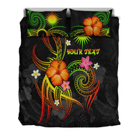 Marshall Islands Polynesian Personalised Bedding Set - Legend of Marshall Islands (Reggae) - Polynesian Pride