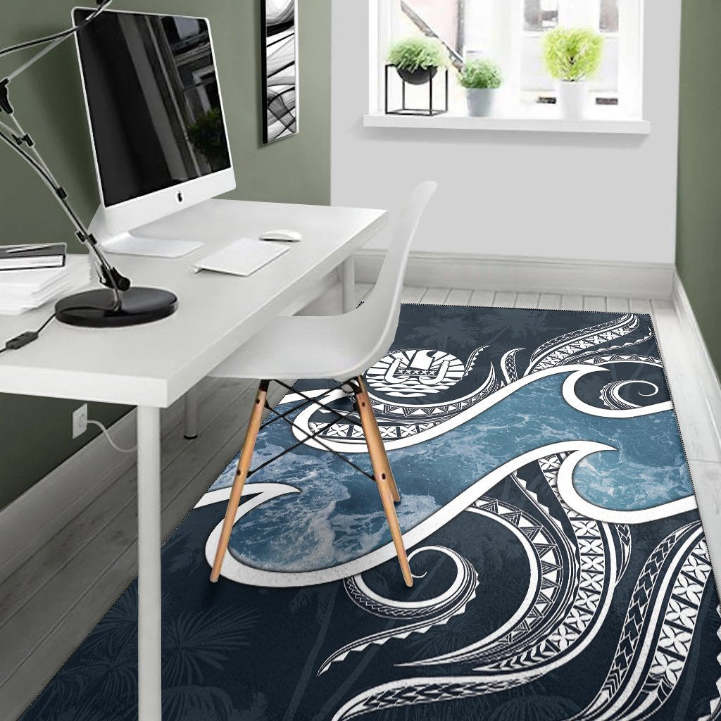 Tahiti Polynesian Area Rug - Ocean Style - Polynesian Pride