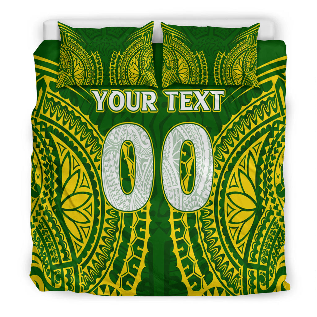 (Custom Personalised) Cook Islands Bedding Set - Tribal Pattern - LT12 - Polynesian Pride