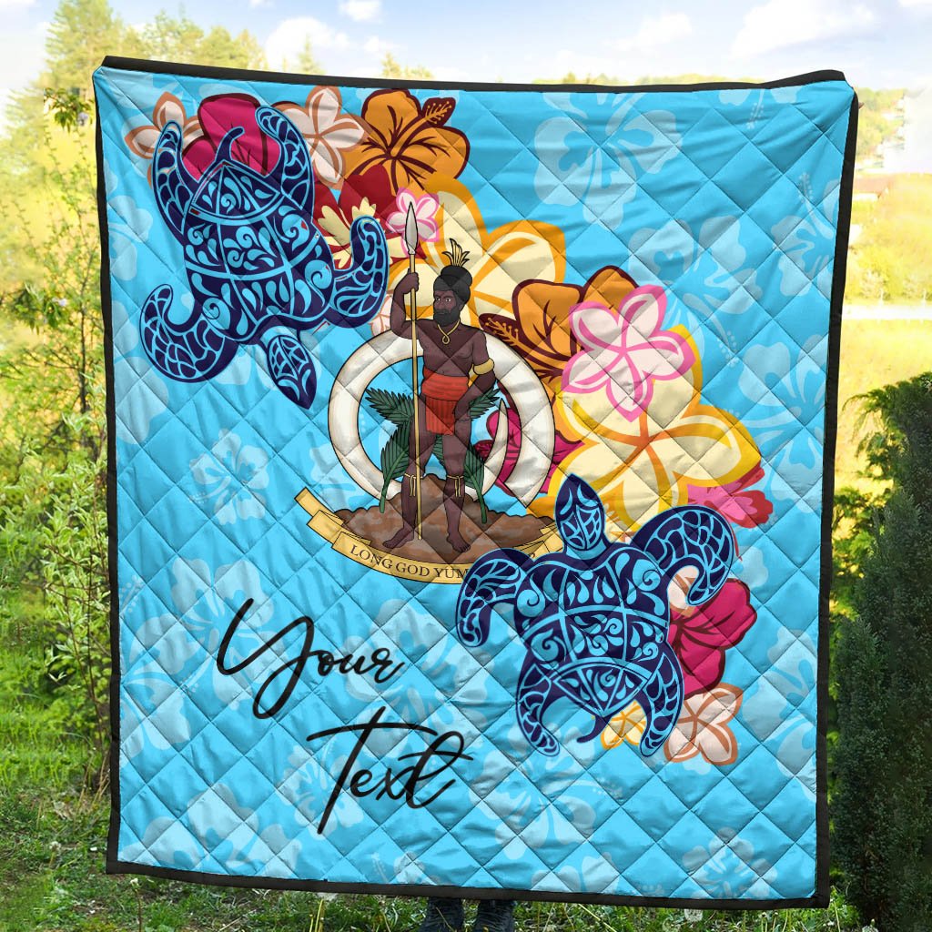 Vanuatu Custom Personalised Premium Quilt - Tropical Style - Polynesian Pride