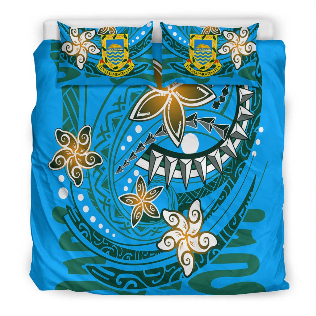 Tuvalu Polynesian Bedding Set - Spring Style Blue Color - Polynesian Pride