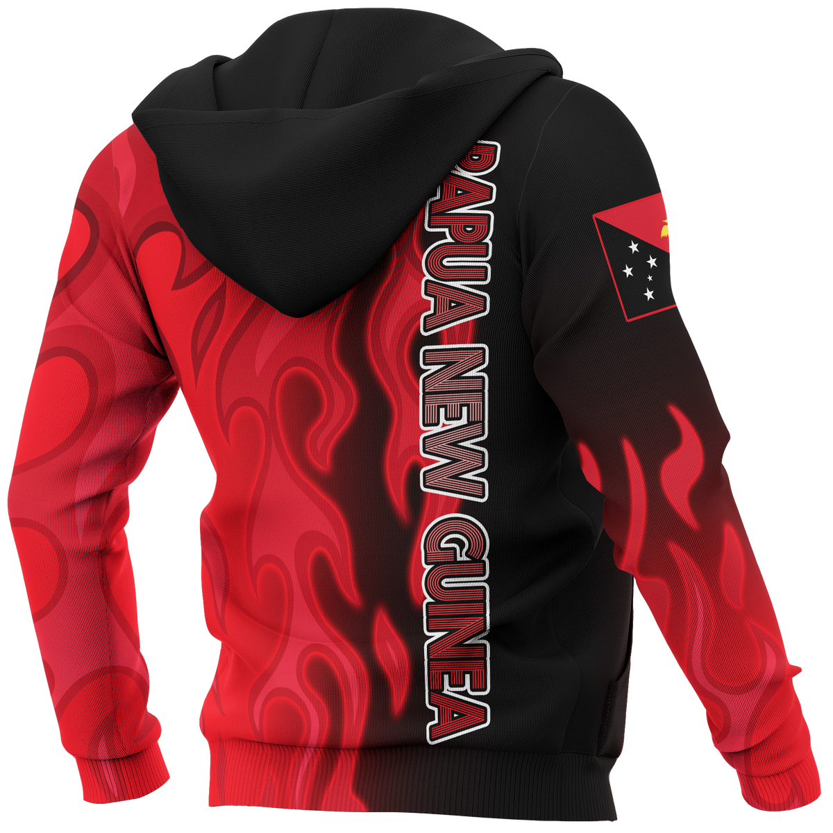 Papua New Guinea Hoodie PNG Flame - Polynesian Pride