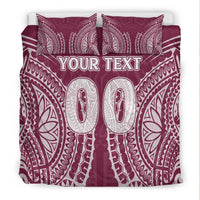 (Custom Personalised) Cook Islands Mangaia Bedding Set - Tribal Pattern - LT12 - Polynesian Pride