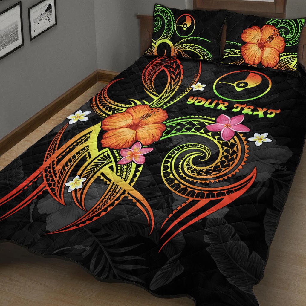 YAP Polynesian Personalised Quilt Bed Set - Legend of YAP (Reggae) - Polynesian Pride