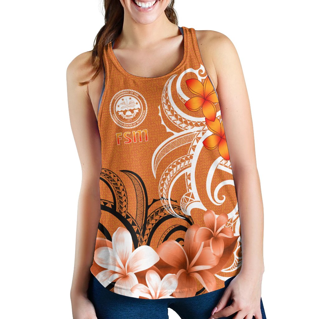 FSM Women's Racerback Tank - FSM Spirit - Polynesian Pride