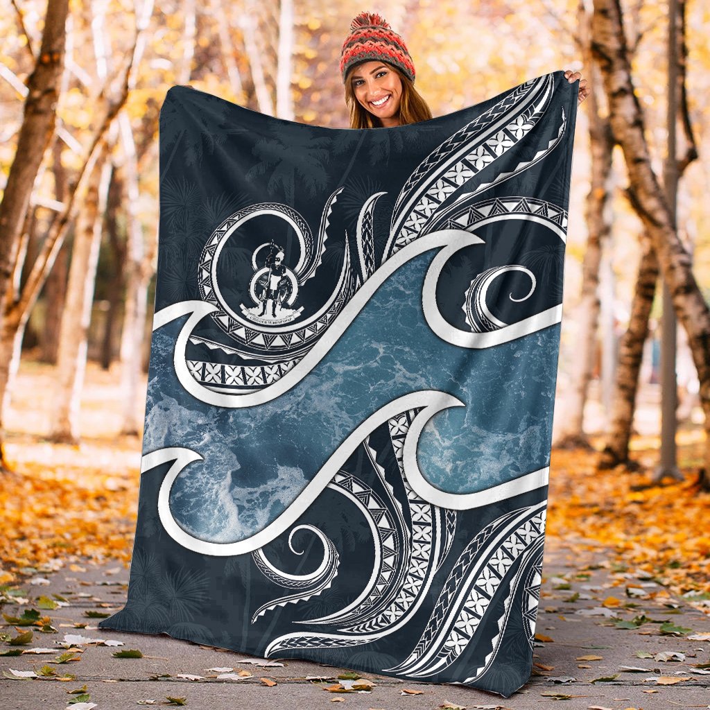 Vanuatu Polynesian Premium Blanket - Ocean Style - Polynesian Pride