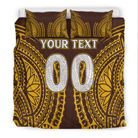 (Custom Personalised) Cook Islands Kukis Bedding Set - Tribal Pattern - LT12 - Polynesian Pride