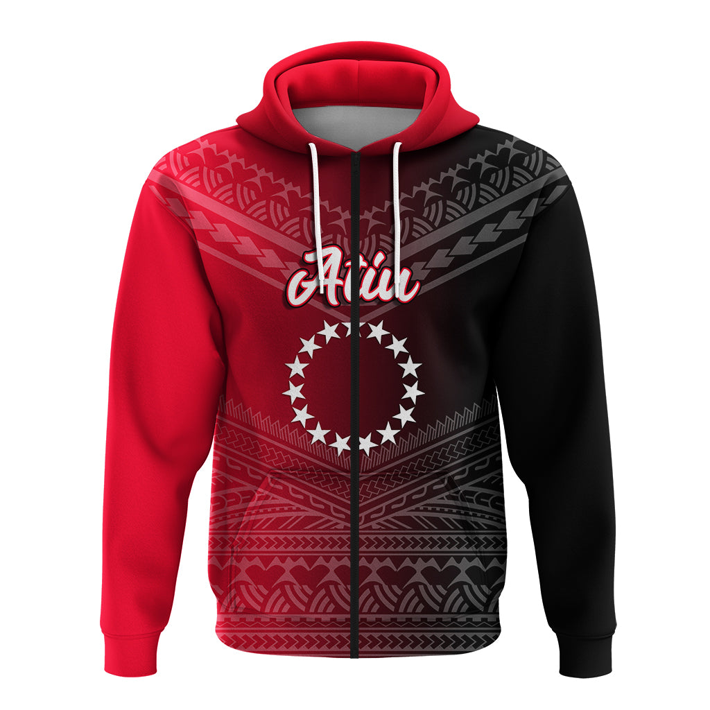 Custom Atiu Cook Islands Pride Hoodie LT12 - Polynesian Pride