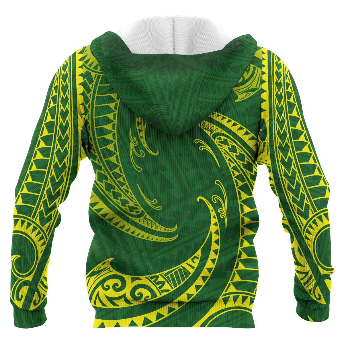 American Samoa Zip up Hoodie Manua Islands Group Tribal Wave - Polynesian Pride