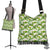 Hawaii Tropical Plumeria White Crossbody Boho Handbag Crossbody Boho Handbag One Size Green - Polynesian Pride