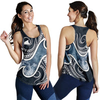 Tokelau Polynesian Women's Racerback Tank - Ocean Style - Polynesian Pride